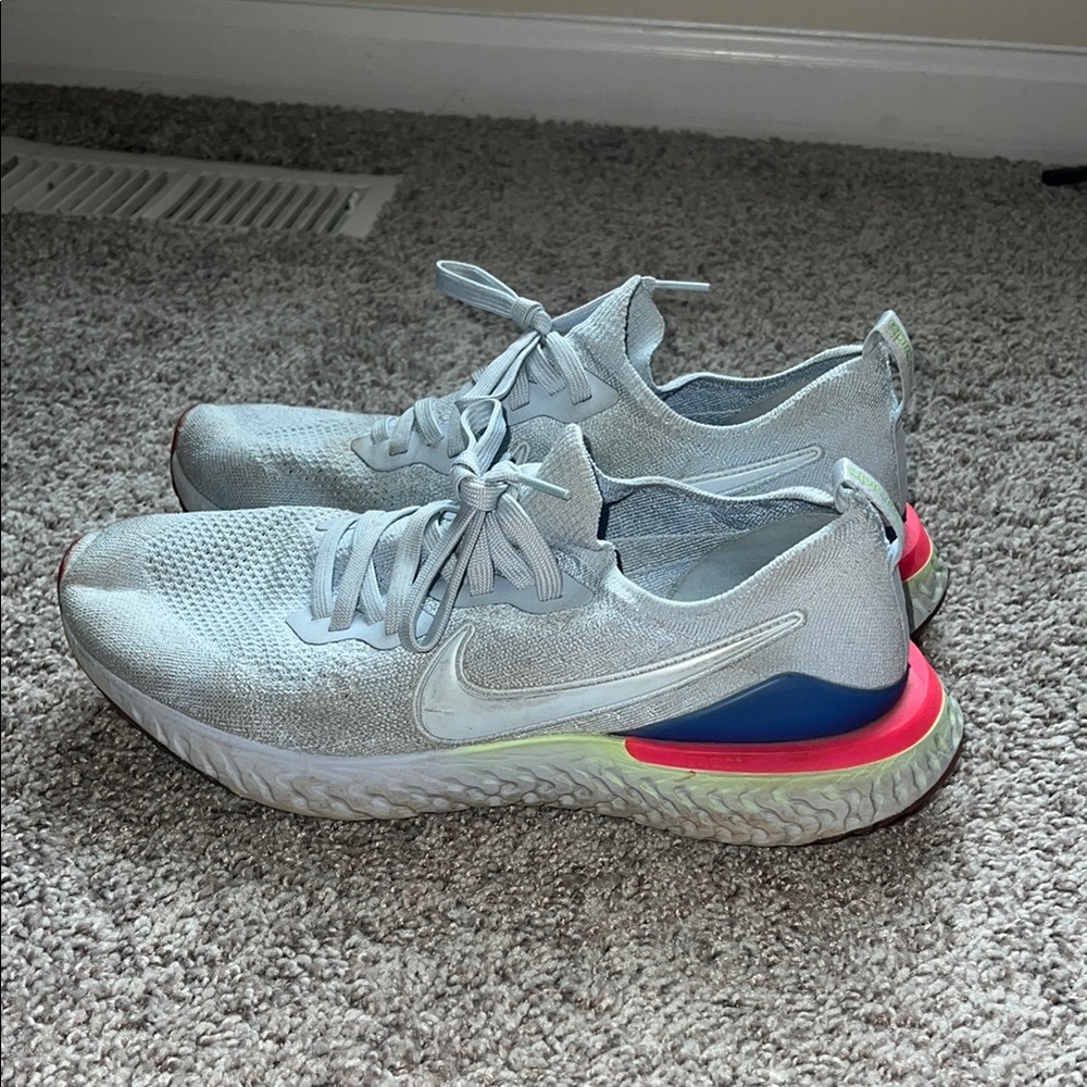 Nike Light Blue Running Shoes